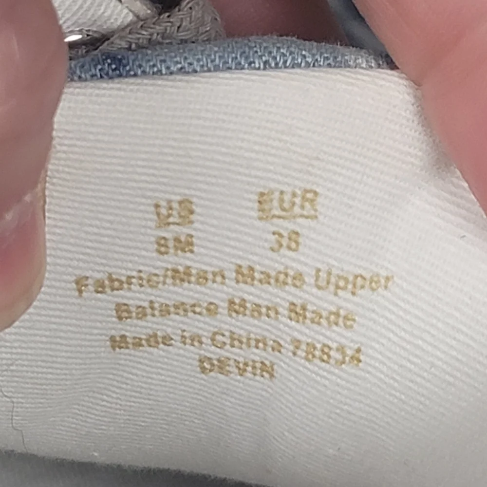 NEW Circus NY Sam Edelman Devin Women's Blue Denim Sneakers Size 8 Shoes - Picture 9 of 11